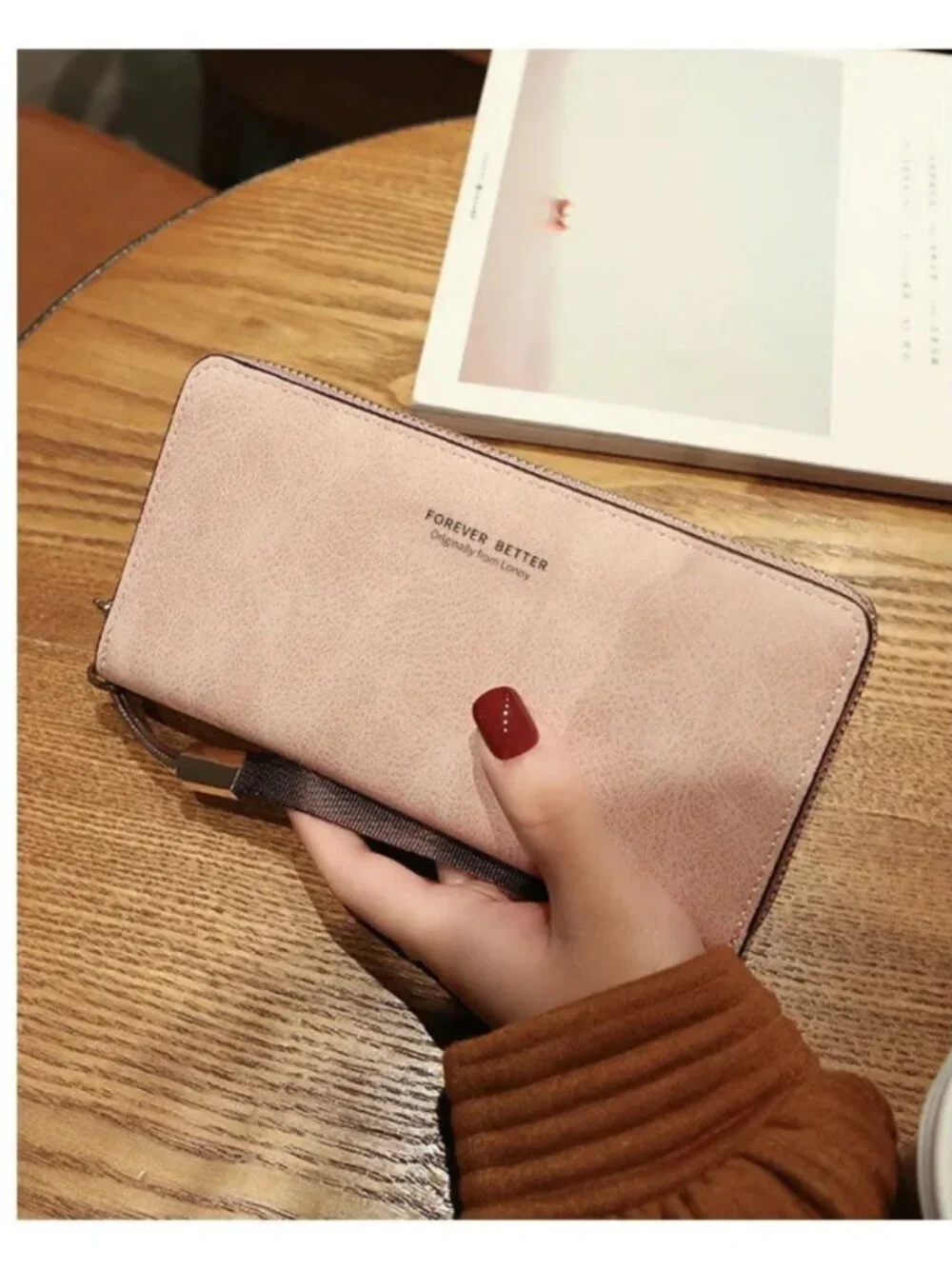 Forever Better Women Multi-Card Large Wallet Smartphone Holder Coin wristlet
